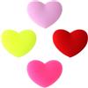 KALIONE 4 ammortizzatori a Forma di Cuore, ammortizzatori per Racchette da Tennis, in Silicone, per ammortizzatori di Corde da Tennis, Divertenti (Colori Misti)