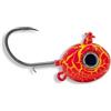 Akami Komodo Ball Testa Piombata Idrodinamica - Per Pesca Vertical, Traina lenta, Kab ideale nella cattura di Cernie, Dentici, Ricciole - Girella Inox, Amo BKK, Effetto UV (RED, 150, Grammi)