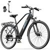 DUOTTS C29 Lite Bicicletta Elettrica Uomo e Donna, 27.5 Pollice Ebike Mountain Bike Integrata 486Wh & Motore 250W, 4 Livelli di Modalità Assistita & Sospensione Anteriore, Bici da Città 7 Velocità