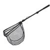 Hosrivae Retino da pesca pieghevole con manico in lega di alluminio, rete rivestita in gomma senza nodi per uso in acqua salata e acqua dolce, 30 cm o 40 cm quadrato H (30)