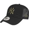 New Era Cappellino Trucker in Mesh Distressed New York Yankees Blu Navy