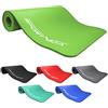 SportVida NBR - Tappetino da yoga, antiscivolo, extra spesso, per allenamento a casa, con tracolla, 2 misure, 6 colori (verde, 180 x 60 x 1,5 cm)
