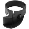 Courtieyeardceastea Morsetto di protezione anti-caduta per bicicletta con guida singola per catena, colore: nero