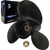 Boatman 11 1/4x10 alluminio fuoribordo barca elica misura motori Mercury 25-70 Hp,13 Spline dente, RH, OEM NO.48-73132A45