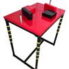 AILIMENG Tavolo da Braccio di Ferro Professionale Palestra Standard Wrestling Battle Table per Allenare I Muscoli delle Braccia e del Polso per Famiglia Ufficio(Red)