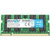 BRAINZAP Memoria RAM da 4 GB DDR2 SO-DIMM PC2-5300S 2Rx8 667 MHz 1,8 V CL6 PC portatile