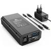 melasta 5V 9V 12V 6000mAh Power Bank con Caricabatterie, LiFePO4 Powerbank Portatile con LED Display 3 Uscita e 1 Ingresso Compatibile con Smartphone, Striscia LED, Telecamera di Sorveglianza, Huawei
