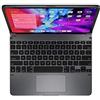 Brydge 12.9 Pro+ - Tastiera wireless con layout tedesco QWERTZ, con trackpad, compatibile con iPad Pro 12,9" (1a generazione, 2018 e 2a generazione 2020) retroilluminata, lunga durata della batteria