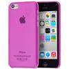 doupi UltraSlim Custodia per iPhone 5C, Satinato fine Piuma Facile Mat Semi Trasparente Cover, Pink