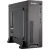 TOOQ TQC-3008U3C - Custodia Slim Micro-ATX/Mini-ITX, lettore di schede SD/TF, include alimentatore Micro-ATX/SFX da 500 W, Nero