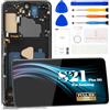 SRJTEK Incell - Schermo LCD di ricambio per Samsung Galaxy S21 + 5G per Galaxy S21 Plus 5g Display LCD per SM-G996B SM-G996U Digitizer Touch Screen Assembly Parte di riparazione con telaio (nero fantasma)