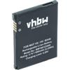 vhbw batteria compatibile con Motorola MOTO JEWEL, MOTO U8, MOTO U9, MOTORAZR2 V9, MOTORAZR2 V9M smartphone cellulare (600mAh, 3,7V, Li-Ion)