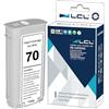 LCL Cartucce d'inchiostro Compatibile 70 C9451A 135ML High Yield (1 Grigio Chiaro) Sostituzione per HP Designjet Z2100 Z3100 Z3100PS Z3200 Z3200PS Z5200 Z5400