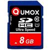 QUMOX 8GB Classe 10 UHS-I (U1)