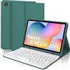 JADEMALL Tastiera per Samsung Galaxy Tab S6 Lite 10.4 2024/2022 - Italiana QWERTY Tastiera Bluetooth con Portapenne per Samsung Tab S6 Lite 10.4 2024/2022, Verde Scuro