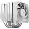 Mars Gaming MCPU-XU9, Dissipatore CPU Doppia Torre, TDP 400W, 2x Ventole con Pale Ibride e Cuscinetti FDB in Rame Iperbilanciato, 9 Heatpipe Tecnologia BPH ULTRA, Multisocket Universale, Bianco