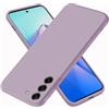 EASSGU Custodia per Samsung Galaxy S21 FE / S21 FE 2023 (6.4 Inches), Cover Morbida in Silicone TPU - Erba Viola