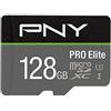 PNY 128GB PRO Elite U3 V30 A1 microSDXC Scheda di Memoria Flash