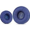 Krone Kalpasmos, cuscinetti auricolari di ricambio universali per Sony MDR-ZX110/MDR-ZX330BT/V150/WH-CH500; JBL Tune 600bt/T500BT/T450BT e molte altre cuffie rotonde da 70 mm, blu spesso