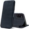 Verco Case per Samsung Galaxy A31 Custodia, Cover a Libro Pelle PU per Samsung A31 Custodia Premio Booklet Protettiva, Blu