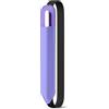 MoKo Custodia Porta Matite Adatta per Apple Pencil (PRO e USB-C e 1a e 2a Gen), Tasca Elastica Staccabile per Penna Stylus con Elastico Attaccato alla Custodia dell'iPad, Viola