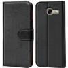 Verco custodia per Samsung Galaxy A5 (2017), Case per Galaxy A5 Cover PU Pelle Portafoglio Protettiva, Nero