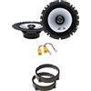 IPNOSIS Kit 2 Casse Anteriori O Posteriori ALPINE SXE-1725S Per Lancia Ypsilon Dal 2003 In Poi Da 165 mm Con 2 Supporti E 2 Connettori