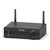 Arylic BP50 Sintoamplificatore musicale Home Stereo Bluetooth 5.2 aptX con HDMI ARC, ingresso Phono e GO Control APP Adattatore audio con DAC, uscite RCA per ricevitore AV o preamplificatore stereo
