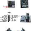 NUHFUFA Sostituzione TPM 2.0 Modulo Crittografia Security Module 14-pin-SPI M R 2.0 per ASUS Parte