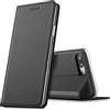 Verco iPhone 7 Plus Cover, Custodia a Libro Pelle PU per Apple iPhone 8 Plus Case Booklet Protettiva [magnetica integrata], Nero