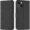 Verco custodia per iPhone 13 Mini, Case per Apple iPhone 13 Mini Cover PU Pelle Portafoglio Protettiva (5.4 inch), Nero