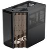 APNX V1 Custodia per PC Dual Chamber ATX Mid-Tower Airflow, pannelli panoramici in vetro, 10 slot per ventola, supporto radiatore 360 mm, ingresso angolare 16 cm x 2 staffe della ventola, montaggio