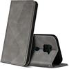ZONNAVI Cover per Xiaomi Redmi Note 9, Flip Custodia Pelle PU con [Slot Cart] [Supporto Stand] [Magnetica], Cover a Libro Portafoglio per Xiaomi Redmi Note 9 (Grigio)