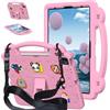 AKABEILA - Custodia per tablet per Lenovo Tab M10 TB-X505F TB-X605F/Tab P10-X705F/L - Graziosa custodia protettiva antiurto per bambini con tracolla, maniglia e supporto