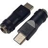 SHANFEILU Adattatore di alimentazione da USB C a CC tipo C USB maschio a DC 5,5 x 2,1 mm connettore femmina DC5521 femmina a tipo C adattatore maschio per laptop PC Smart Phone 2 PCS