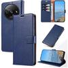 KKEIKO Cover per Xiaomi Redmi A3 / Xiaomi Poco C61 4G, Antiurto Custodia in PU Pelle con Blocco RFID, Magnetico Protettiva Cover per Xiaomi Redmi A3 / Xiaomi Poco C61 4G, Blu