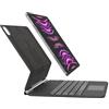 Belkin Tastiera Bluetooth Pro con custodia e supporto magnetico, tastiera iPad, controllo multi-gesto, fissaggio magnetico Apple Pencil QWERTZ, tasti multimediali per iPad Air M2 13/Pro 12,9