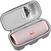 RLSOCO Custodia per JBL Flip 7/Flip Essential 2/Flip 6 Speaker Bluetooth Portatile & per JBL Tuner 3 Radio Bluetooth Portatile - Rigida Impermeabile Viaggio Caso Copertina con YKK Cerniera (Grigio)