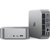 Beelink SER9 Pro Mini PC, AMD Ryzen R7 H255 (8C/16T, fino a 4,9 GHz), 24 GB di RAM LPDDR5X, SSD PCIe 4.0 da 500 GB, triplo schermo 4K, USB 4, HDMI, DP, LAN 2,5 GHz, WiFi 6, BT5.2, Due altoparlanti