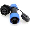 ZBLZGP SD16 Connettore a 2 pin Spina per cavo a disconnessione rapida Presa per montaggio a pannello Presa impermeabile Circolare Aviazione Maschio Femmina Filettata Connettore in plastica