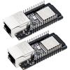 RUIZHI WT32-ETH01 Da seriale a Ethernet incorporato RUIZHI 2 Pezzi Modulo MCU Modulo wireless ESP32 con Bluetooth + WiFi Compatibile con Arduino