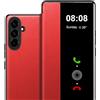 Nshkeji Cover per Samsung Galaxy A57 Custodia a Premium Pelle PU Portafoglio Flip Libro con Finestra di Visione Notifiche Antiurto Protezione Cover Custodia per Samsung A57 5G Case