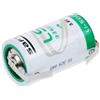 SAFT Batteria al litio LS 33600-CNR, D, con bandiera a U, 3,6 V, 17000 mAh