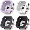 KUTEWEU Custodia Compatibile con Xiaomi Redmi Watch 5 Case, custodia protettiva in tpu di ricambio per custodia protettiva antiurto e infrangibile per Xiaomi Redmi Watch 5 (Viola+Bianco+Grigio+Nero)