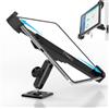 Cuxwill Supporto Tablet Muro Desktop Antifurto per 9-14 iPad, Alluminio Porta tablet aziendale POS con lucchetto di sicurezza e chiave per vendita al dettaglio, per iPad 12.9 10.5 9.7 10th 9th 8th