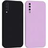 Mixroom - Cover Custodia Case per Samsung Galaxy A50 / A30S / A50S Protezione Fotocamera in Silicone TPU Morbido Opaco Bordi Piatti Colore Lilla