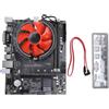 Zunate Kit Scheda Madre B85, RAM LGA1150 8G DDR3, CPU I7 4770 con Ventola di Raffreddamento, Uscite HDMI DVI VGA, USB 3.0, SATA 2.0, con Audio 5.1, per Desktop LGA1150