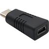 BYUTFA Adattatore Universale Mini USB Femmina a Tipo C Maschio Convertitore per Tablet Smartphone Supporto Ricarica Adattatore di Trasferimento Dati