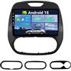 BXLIYER SXAUTO『Built-in 4G / DAB』Android 15-6G+128G Autoradio Per Renault Kaptur Captur (2014-2019) - Senza fili CarPlay/Android Auto Camera + MIC - Fast-boot Volante 360-CAM HDMI WIFI - 2 Din IPS 9 Pollici