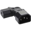 Generico Adattatore angolato IEC 320 C14 Maschio a C13 Femmina - 90 gradi sinistra, 3 poli